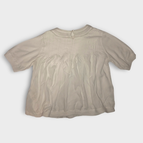 Wilfred Ivory Peasant-Style Blouse - Small - Picture 5 of 8